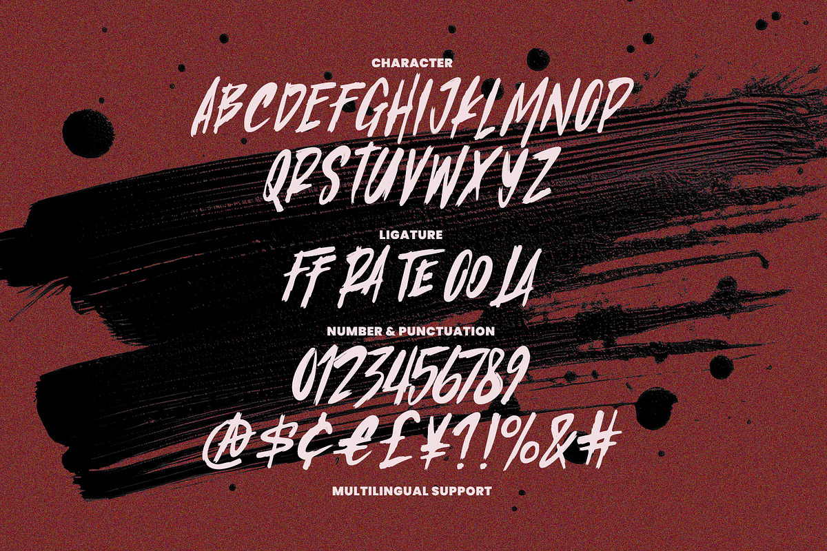 Crawn Migeos Brush Display Font, a Handwritten Font by Maulana Creative (Photo 4 of 8)