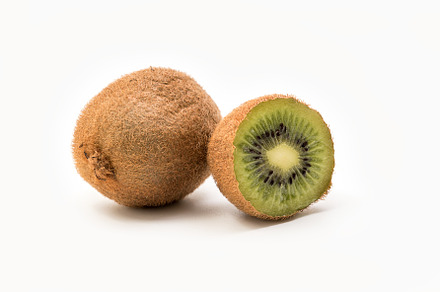Kiwi Fruits Isolated on White, a Photo by wr7 Media