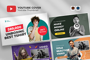 Youtube Thumbnail Cover, a Social Media Template by hekenostudio (Thumbnail 1 of 5)