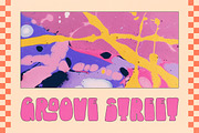 Glimpes of Groovy, a Font by Letterhend Studio (Thumbnail 5 of 10)