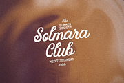 Palm Bay Social Vintage Summer Font, a Script Font by Creacy Studio (Thumbnail 7 of 9)