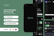 Finch -  App UI Kit for Banking, an App Template by twinstd (Thumbnail 1 of 5)