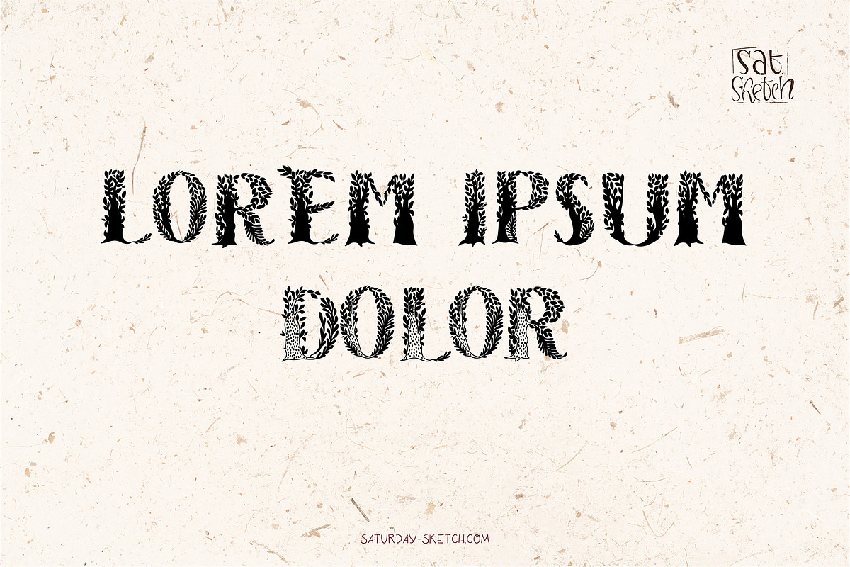 Dark Forest Uppercase Font, a Font by saturday.sketch (Photo 9 of 10)
