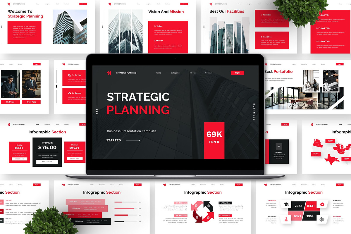 Strategic Planning - Business PPT, a Presentation Template by Deepslide Studio (Photo 6 of 6)