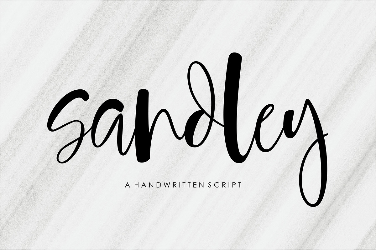 Sandley | Handwritten Script Font