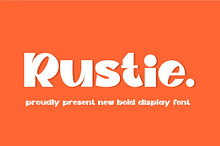 Rustie || Unique Display Font