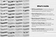 145 Lace & Mesh Procreate Brushes, a Brush Add-On by Selentaori Studio (Thumbnail 3 of 10)