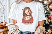 Valentine Rose Gold Reverie Girl Cli, an Illustration by Sublimation Artist (Thumbnail 6 of 6)