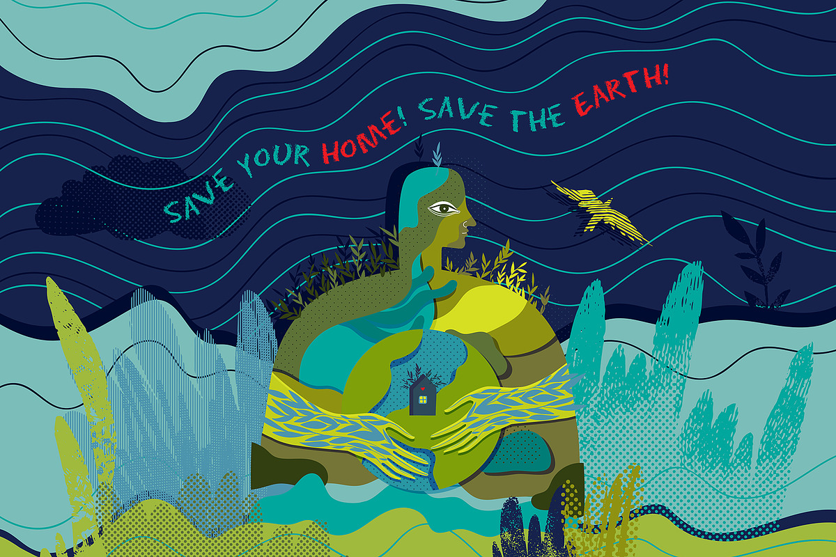 In Eco Love with Earth. Vector set, an Education Illustration by Shusha Guna Art (Photo 8 of 14)
