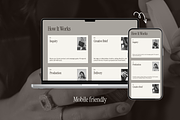 UGC Portfolio Template | Canva, a Landing Page Template by tendercult (Thumbnail 5 of 7)