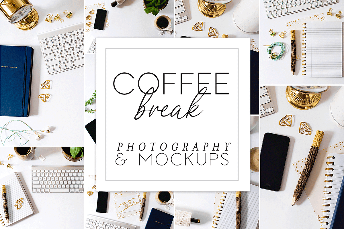 Coffee Break Business Mockup Bundle, an iPhone Mockup by Ashley Alexandra Design (Photo 1 of 7)