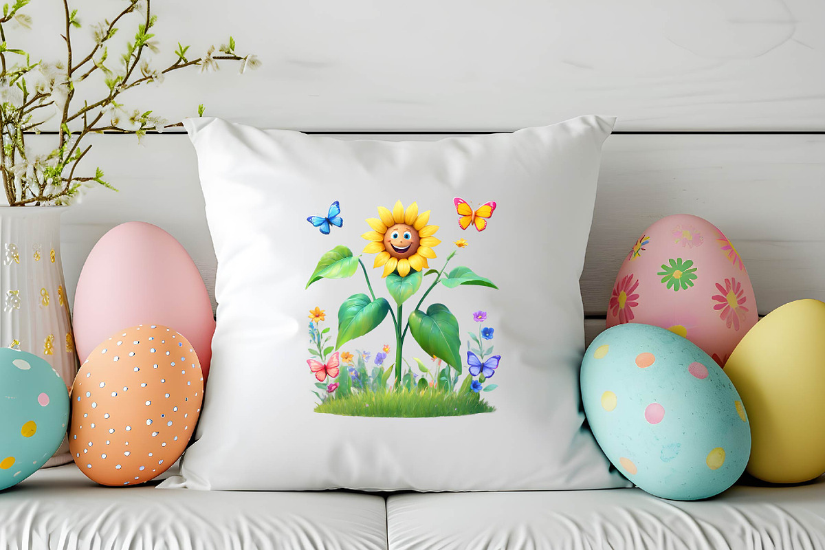 Sunflower Cartoon Character Sunflowe, an Illustration by Wow Magic (Photo 3 of 4)