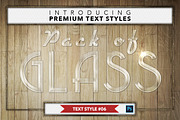 Glass #1 - 16 Text Styles, a Layer Style Add-On by Jonas Stensgaard (Thumbnail 7 of 19)
