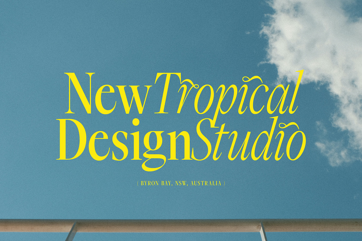 Dark Paradise - Modern Serif Font, a Serif Font by Tropical Type (Photo 8 of 11)