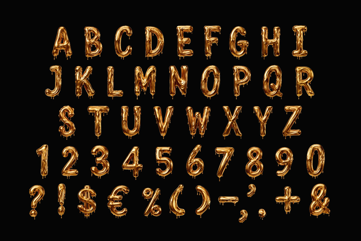 Golden Drip Font, a Handwritten Font by Handmadefont (Photo 2 of 14)