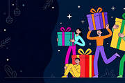 Festive Holiday Character, a Seasonal Illustration by StockVerse Creative (Thumbnail 2 of 4)