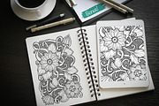 Creative flowers, a Decorative Illustration by Julia_Snegireva (Thumbnail 5 of 5)