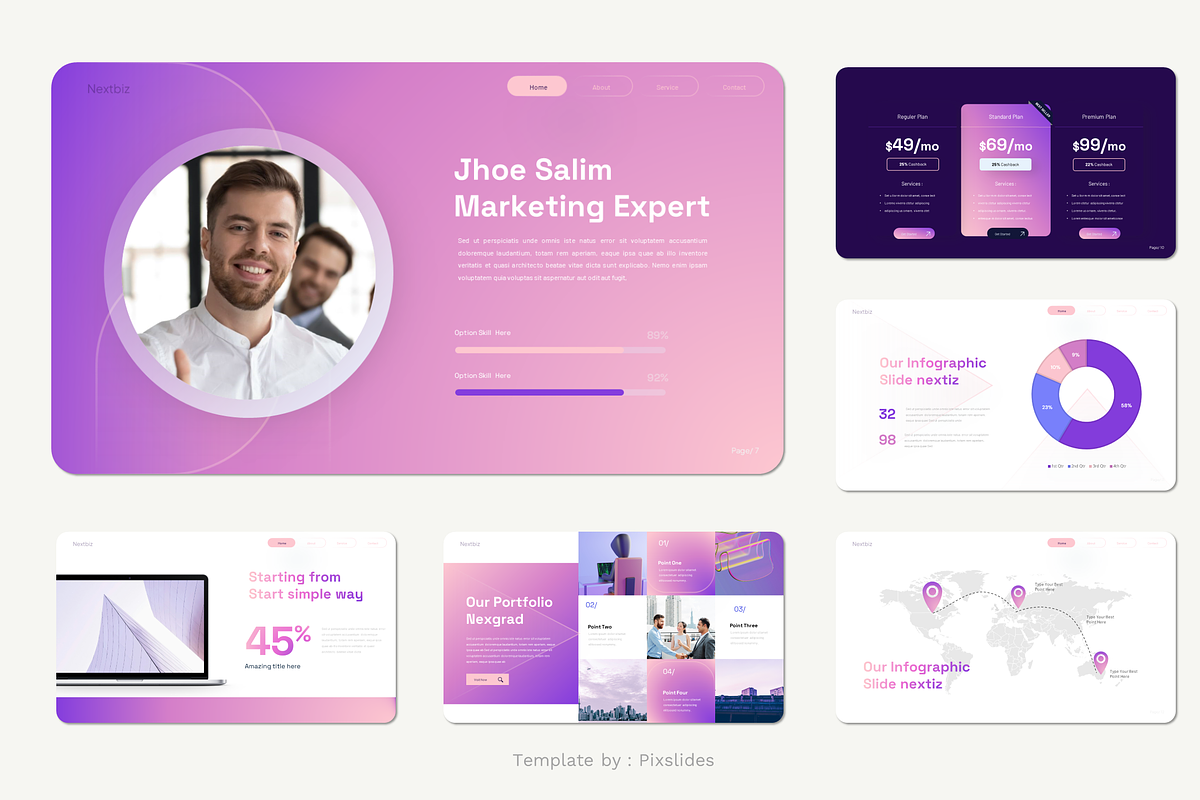 Gradient Business Keynote, a Presentation Template by Pixslides (Photo 4 of 6)
