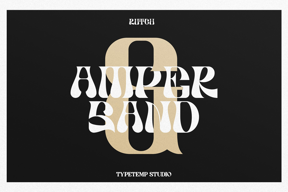 Rutch Display Font, a Serif Font by Typetemp Studio (Photo 10 of 17)