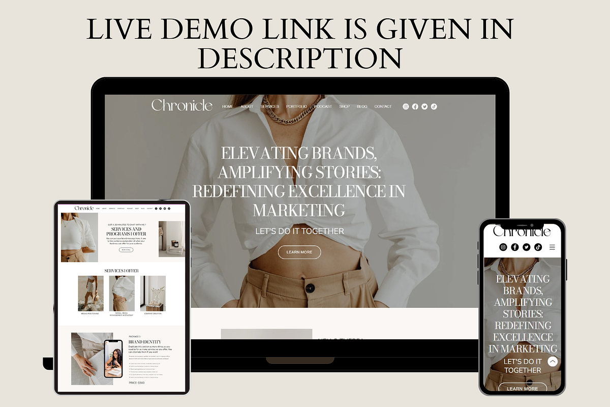 Coaching Wix Website Template, a Wix Template by AdvertFox (Photo 7 of 10)