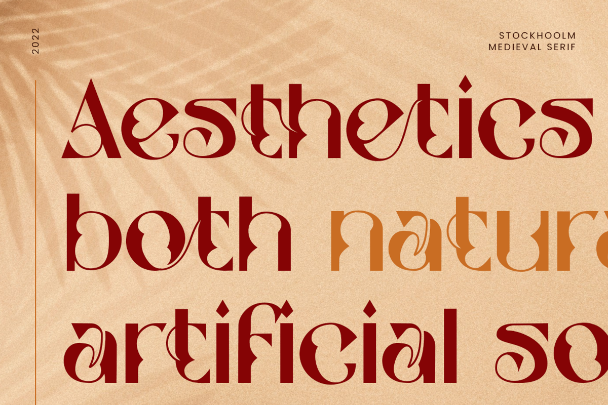Stockhoolm Medieval Serif, a Serif Font by Creatype Studio (Photo 3 of 10)