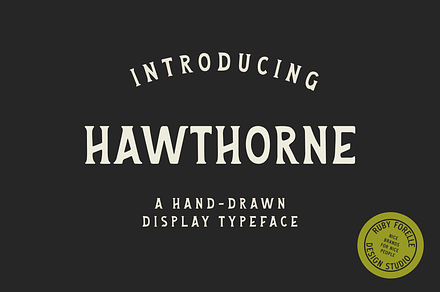 HAWTHORNE by Ruby Forelle