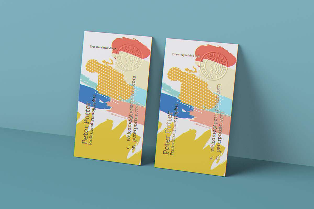Business Card MockUp, an Advertising Mockup by coloformia (Photo 5 of 9)