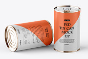 Tin Can Food Container Mockup, a Cups & Container Mockup by Ram Studio LLC (Thumbnail 6 of 6)