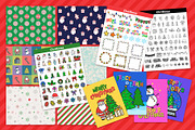 Festive Season Holiday Vector Bundle, a Seasonal Illustration by cugypress (Thumbnail 4 of 8)