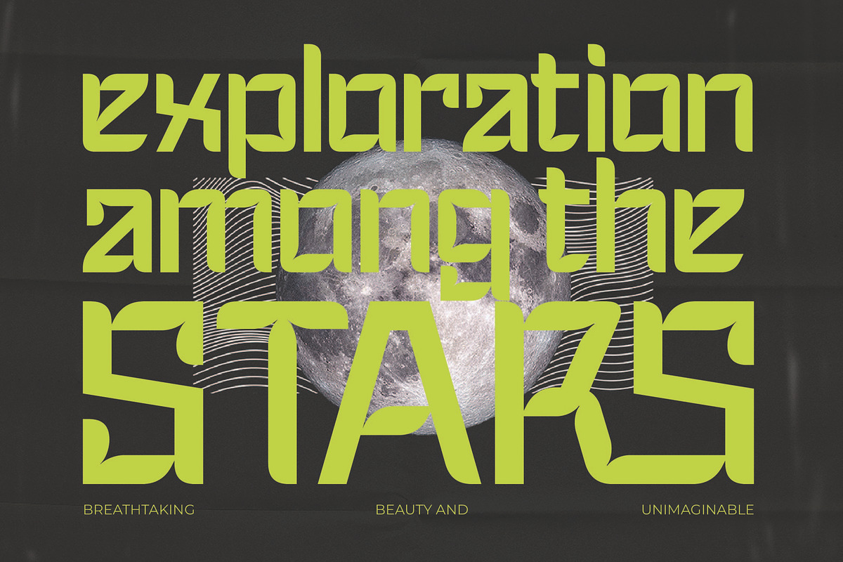 Clouds Hotspot Futuristic Display, a Sans Serif Font by timelesstype.co (Photo 11 of 15)