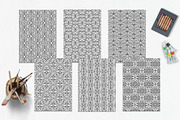 Patterns for coloring PDF,JPG vol-09, a Brochure Template by dnapslvsk (Thumbnail 4 of 6)