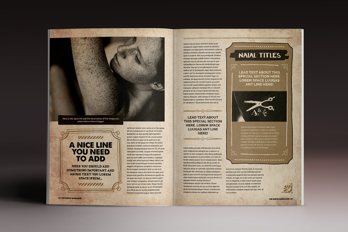 The Rustic MGZ, a Magazine Template by Luuqas Design (Photo 12 of 15)