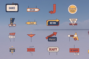 Direction Sign Titles for DaVinci, a Templates & Theme by 2dfx