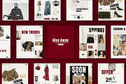 RED / Social Media Templates, a Social Media Template by Studio Industry (Thumbnail 3 of 13)