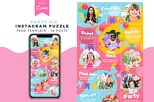 Party Biz Canva Instagram Puzzle