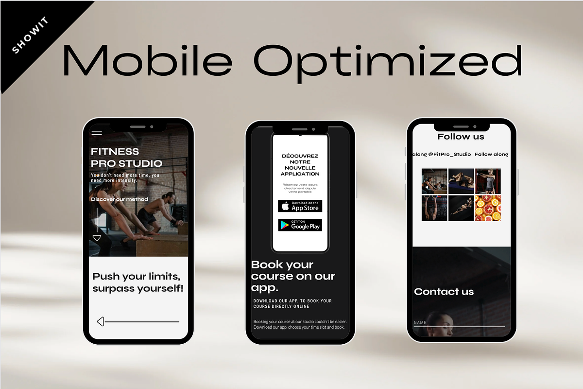 Showit Web Template I Fitness Pro, a Websites & App Template by YogaBizLab (Photo 3 of 4)