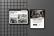 Realistic Tablet Screen Mockup, an iPad Mockup by AndikaGraphic (Thumbnail 6 of 6)