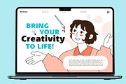 Creative Students, a Person Illustration by Lu (Thumbnail 4 of 6)