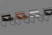 Wassily Chair by Marcel Breuer 3d, a Furniture 3D Model by 3dmitruk (Thumbnail 12 of 12)