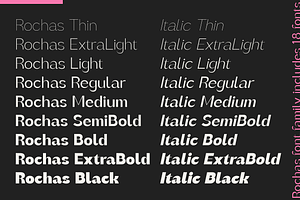 Rochas Font Family