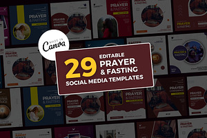 Prayer & Fasting Church Flyer Bundle