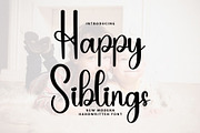Happy Siblings, a Font by FreshTypeINK (Thumbnail 1 of 7)