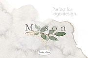 Watercolor Leaves & Washes, an Illustration by Feather Grace Designs (Thumbnail 2 of 11)