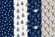 Christmas Seamless Patterns, a Pattern Graphic by The Audacious Brush (Thumbnail 3 of 5)