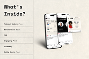 120 Podcast Instagram Template, a Social Media Template by Branding Victory STD (Thumbnail 2 of 10)