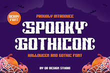 Spooky Gothicon - Halloween Font
