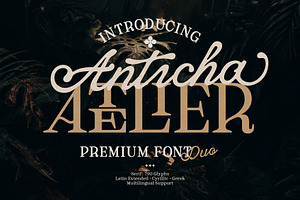Anticha Atelier – Luxury Font Duo