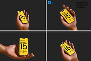 High Quality iPhone 15 Pro Mockup, an iPhone Mockup by safrizalstudio (Thumbnail 1 of 5)