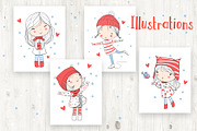 Winter set., an Illustration by Natalia Skripko (Thumbnail 3 of 4)