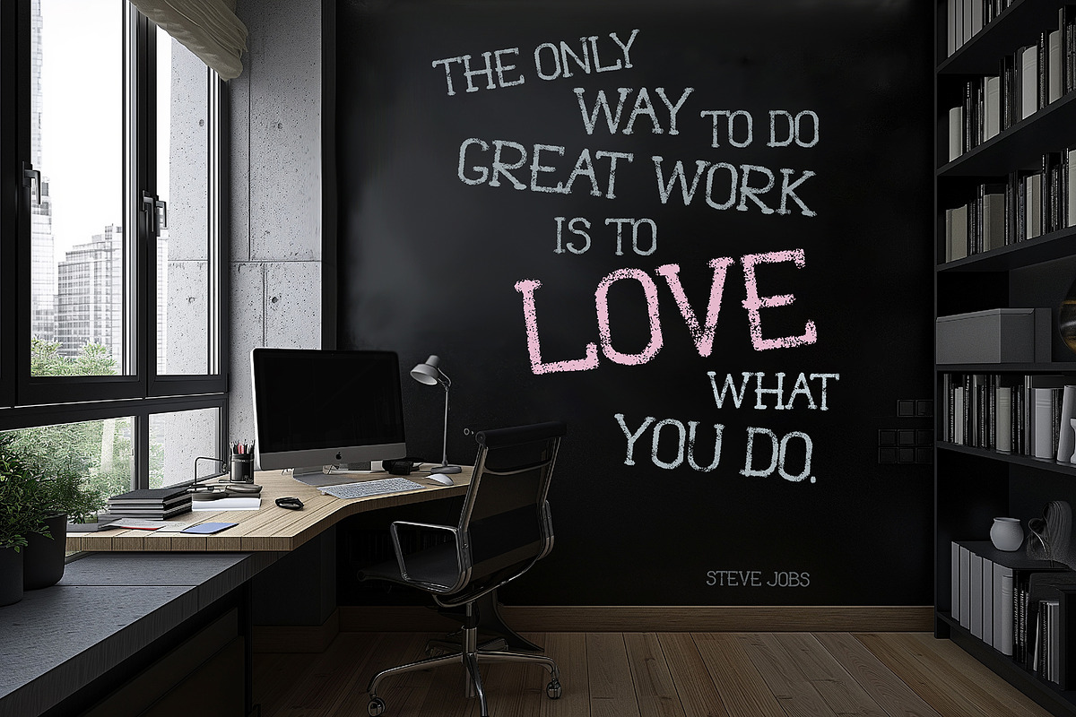 Multilingual Chalk font, a Slab Serif Font by Ekaterina Glazkova (Photo 5 of 5)